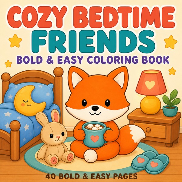 Cozy Bedtime Friends book cover
